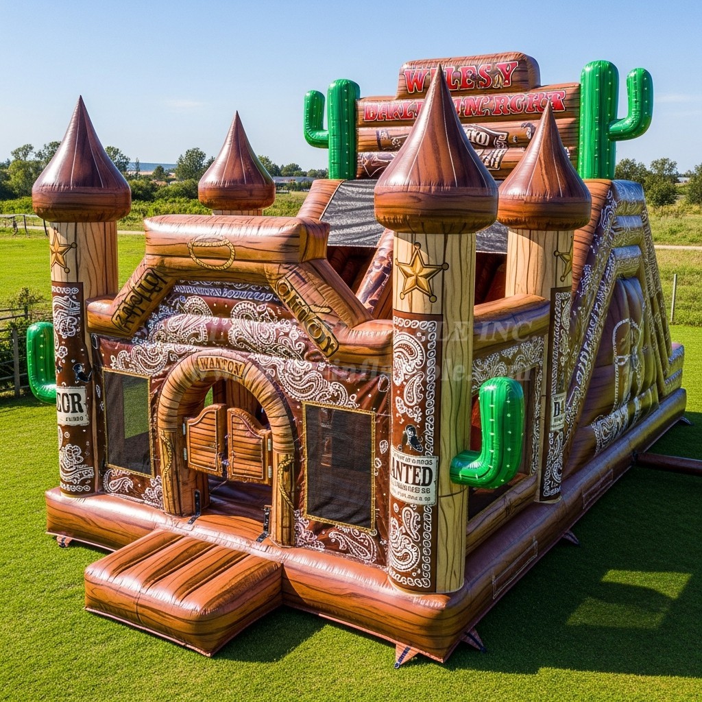 T5-3127 Wild West Theme Inflatable Castles