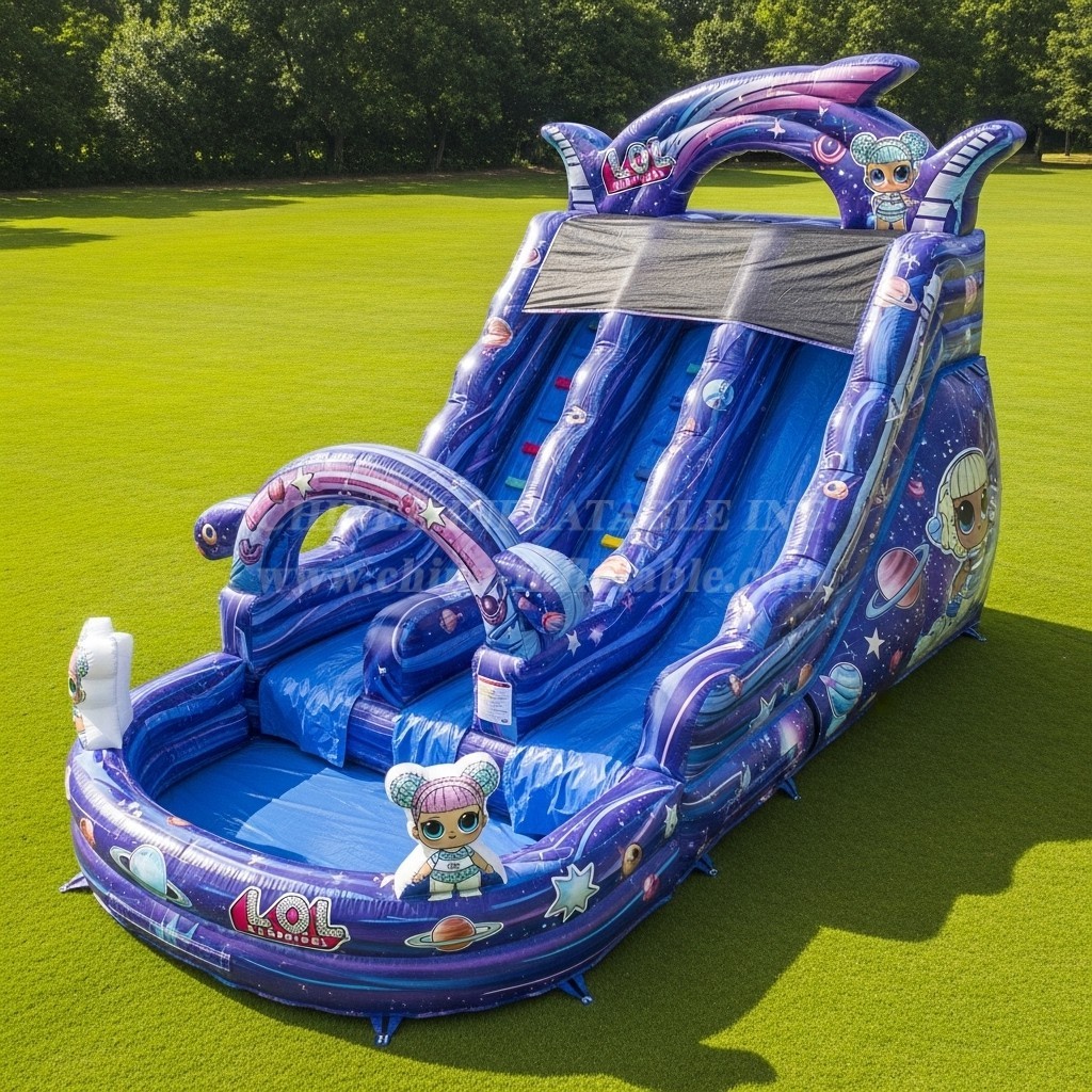 T8-9292 L.O.L. SURPRISE Theme Inflatable Water Slide