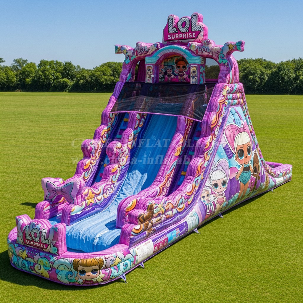 T8-9297 L.O.L. SURPRISE Theme Inflatable Water Slide