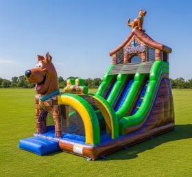 T8-9417 Scooby-Doo Theme Inflatable Dry Slide