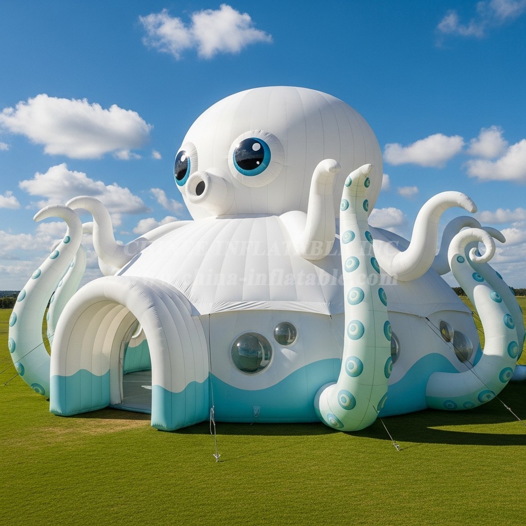 Tent1-6053 Octopus Ocean Theme Inflatable Structure