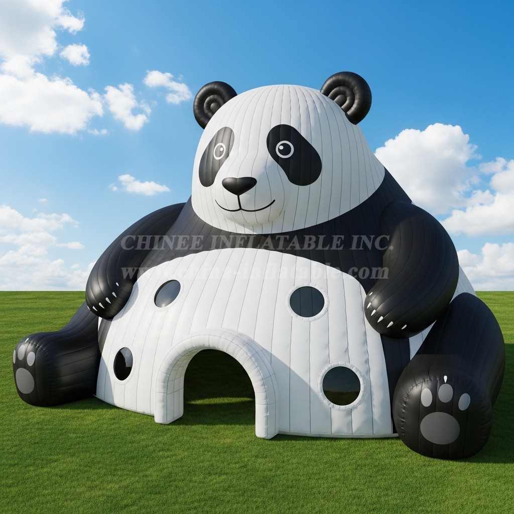 Tent1-6086 Panda Theme Inflatable Tent