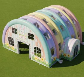 Tent1-6098 Easter Bunny Inflatable Tunnel Tent