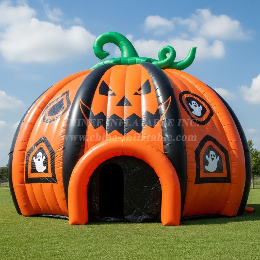 Tent1-6100 Halloween Pumpkin Inflatable Tent