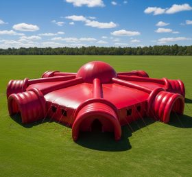 Tent1-6129 Giant Red Inflatable Dome Tent