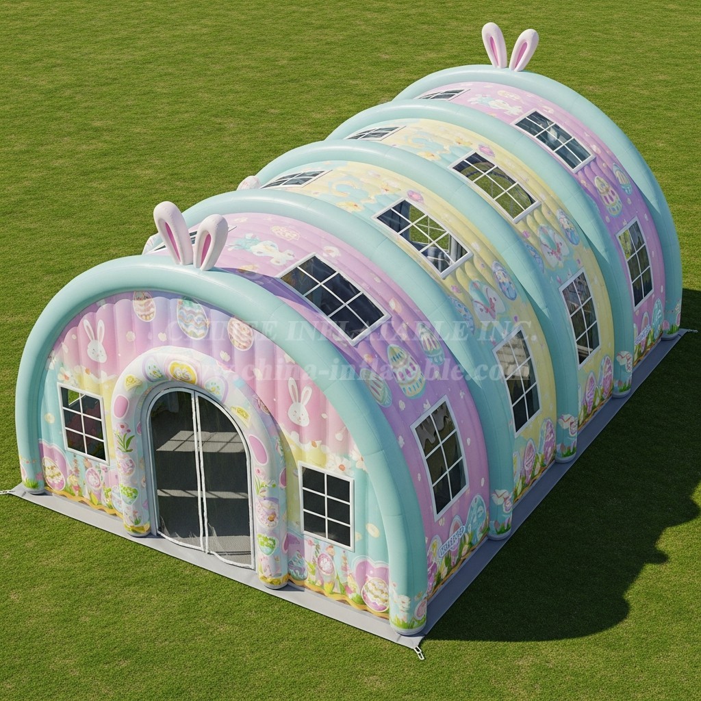 Tent1-6178 Easter Bunny Theme Inflatable Tent