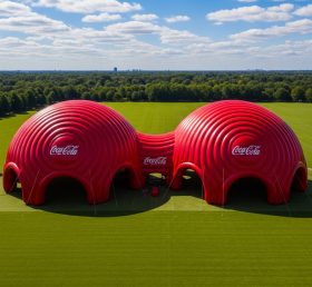 Tent1-6294 Coca-Cola Theme Inflatable Dome