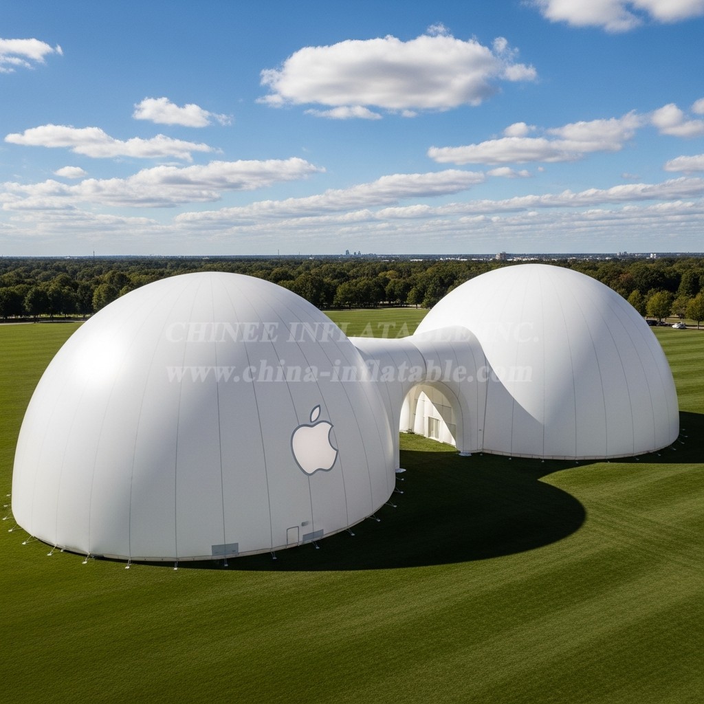 Tent1-6306 Apple Logo Inflatable Dome
