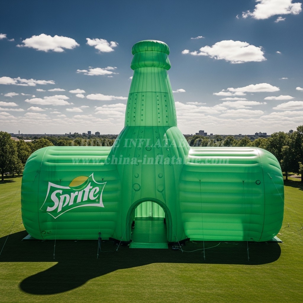 Tent1-6344 Sprite Bottle Theme Inflatable Tent