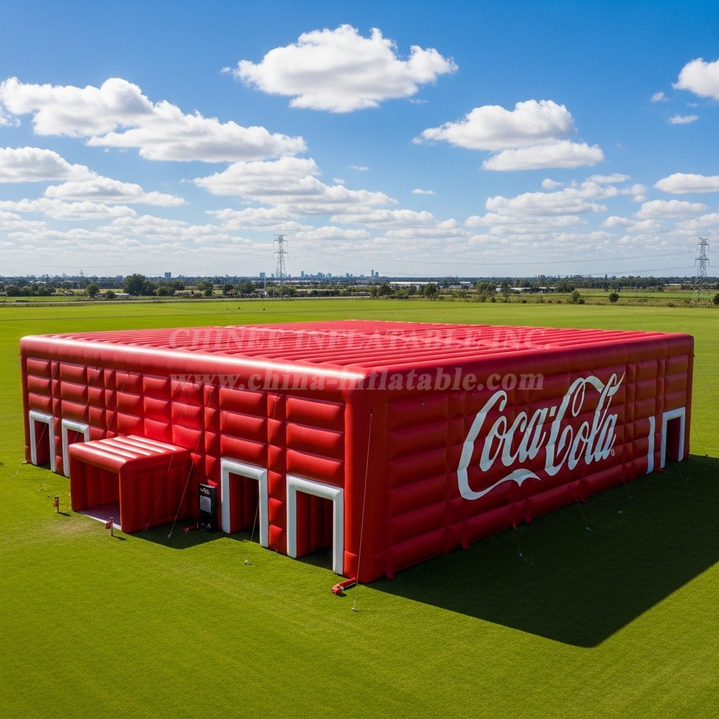 Tent1-6393 Coca Cola Red Inflatable Event Tent