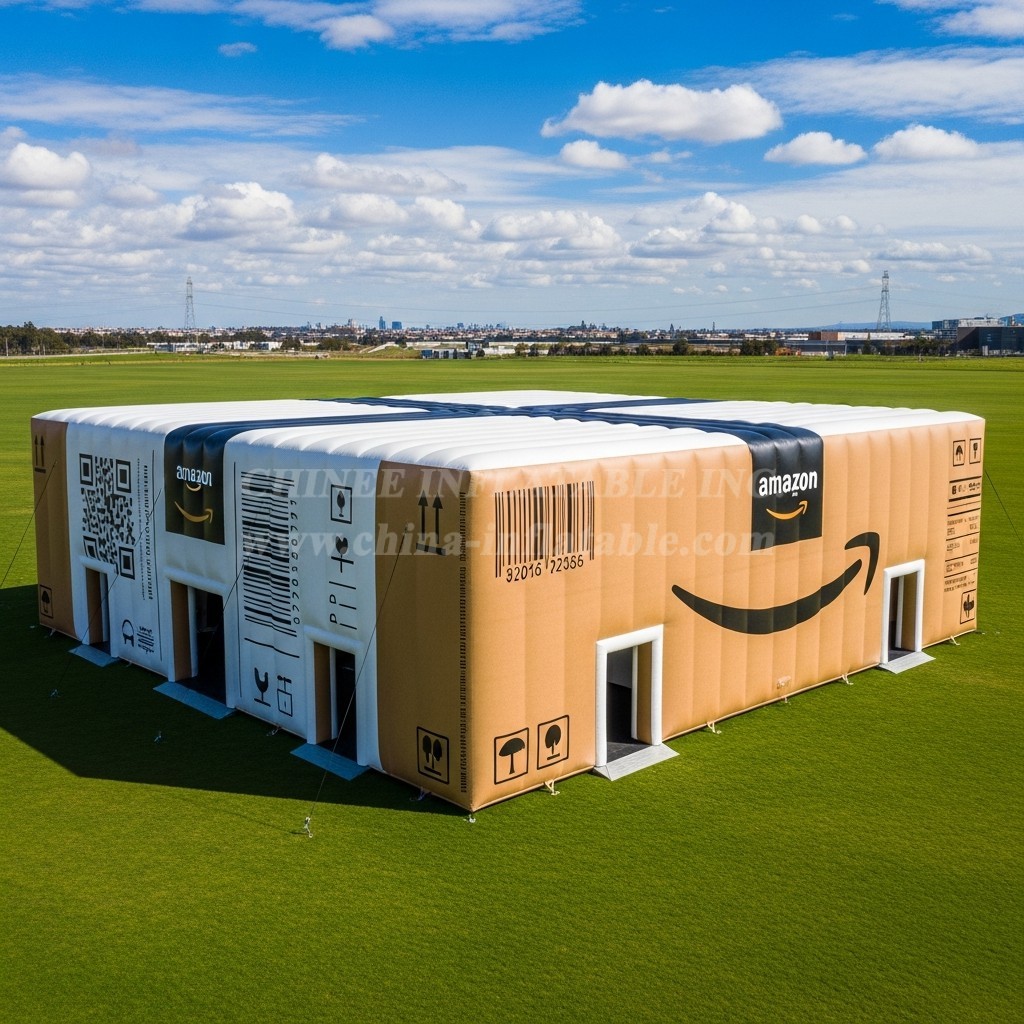 Tent1-6412 Giant Kraft Brown Amazon Tent