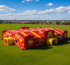 Tent1-6457 McDonalds Red Yellow Inflatable Tent
