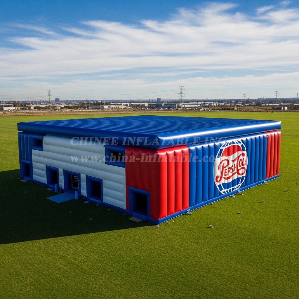 Tent1-6466 Pepsi Blue Red Inflatable Pavilion