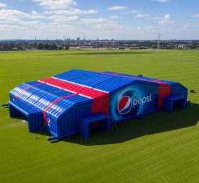 Tent1-6467 Pepsi Blue Red Inflatable Tent
