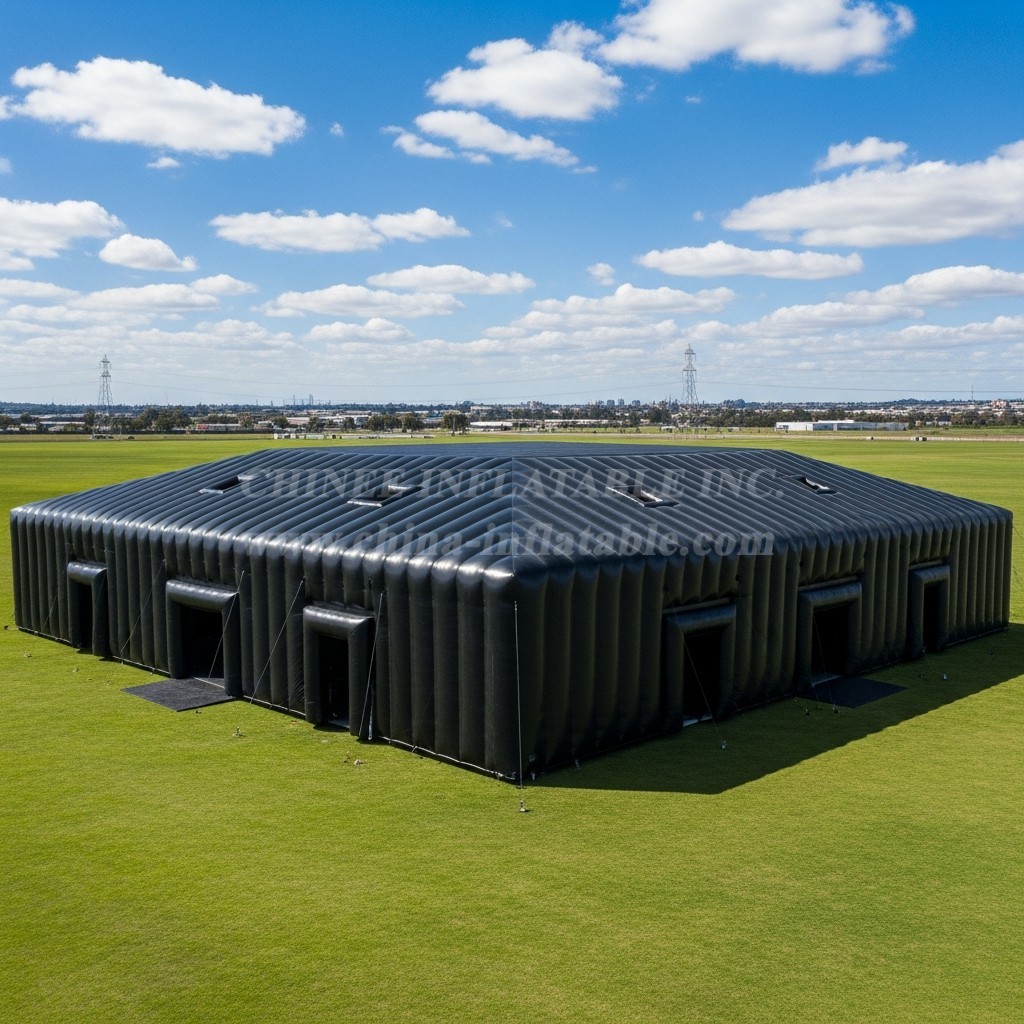 Tent1-6476 Pure Black Inflatable Tent