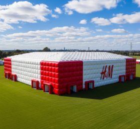 Tent1-6516 Red White Inflatable HM Event Tent