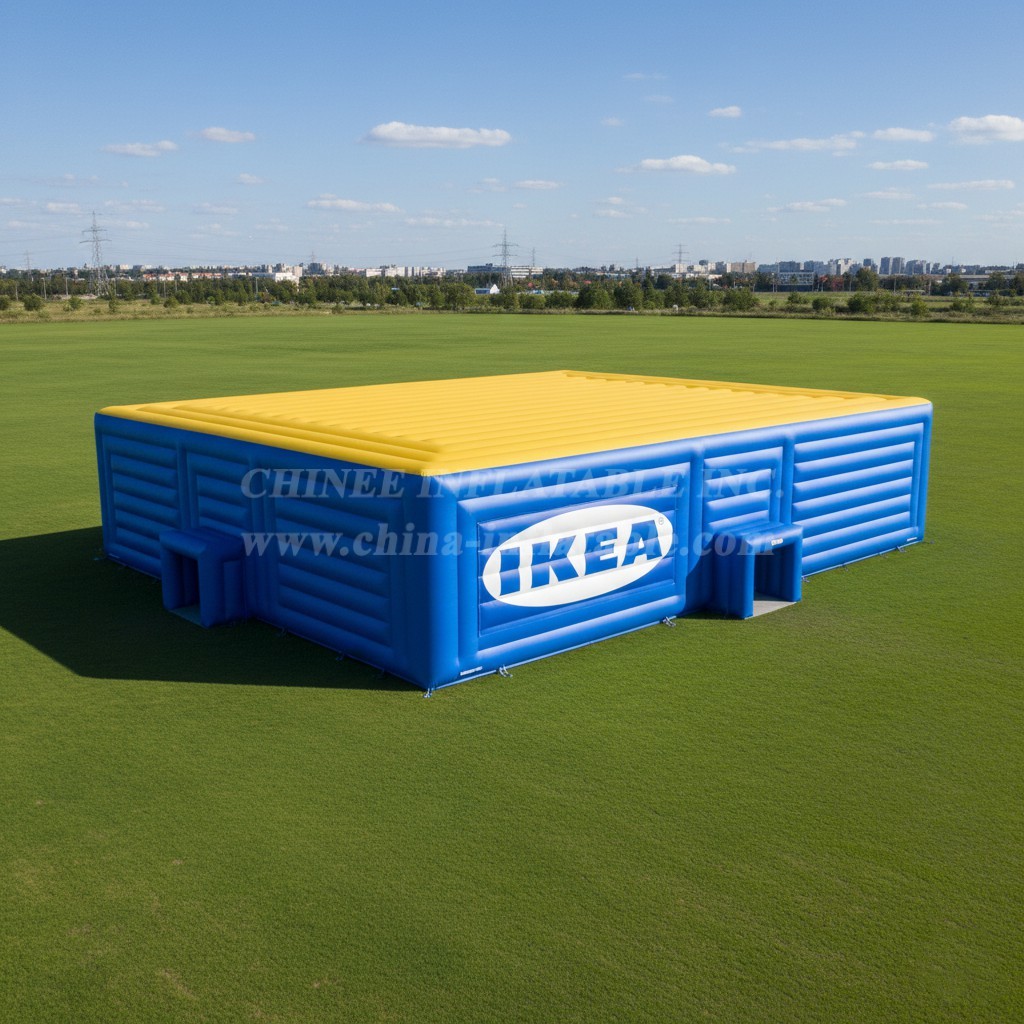 Tent1-6610 IKEA Brand Event Inflatable Cube Tent