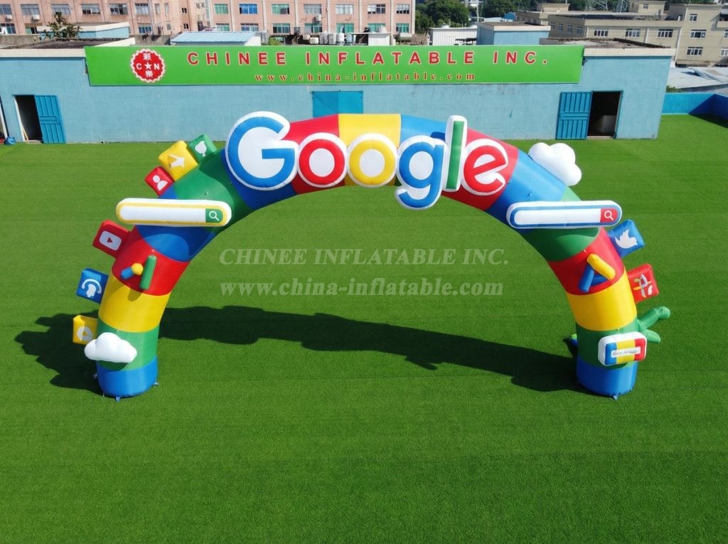 Arch3-118 Google Advertising Inflatable Arch