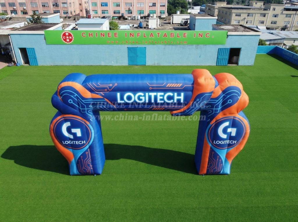 Arch3-136 Logitech Advertising Inflatable Arch
