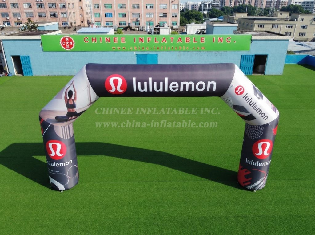 Arch3-138 Lululemon Advertising Inflatable Arch