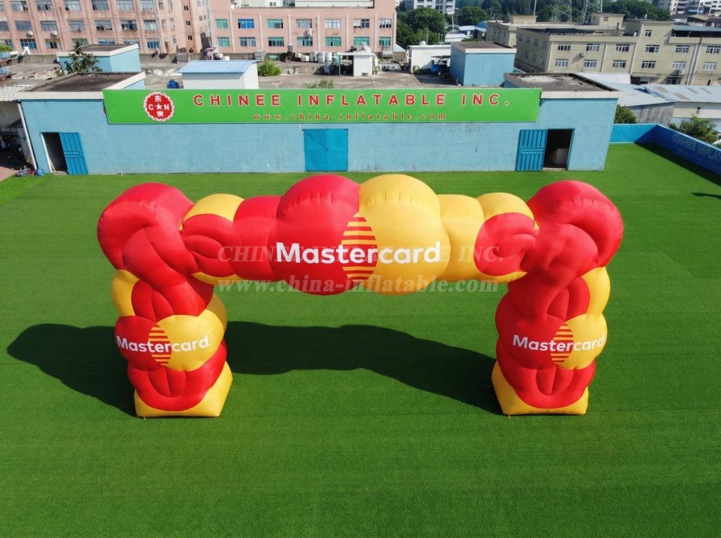 Arch3-141 Mastercard Advertising Inflatable Arch