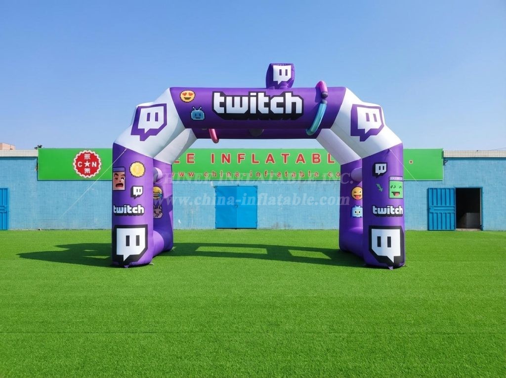 Arch3-179 Twitch Advertising Inflatable Arch