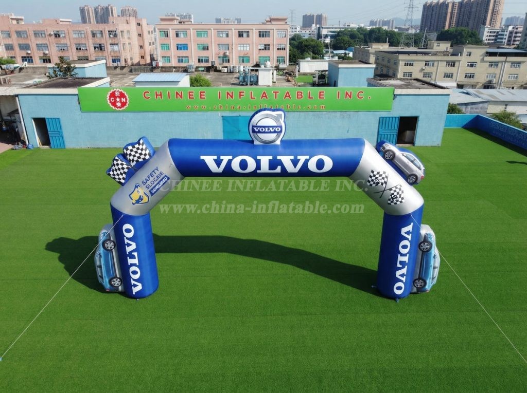 Arch3-186 Volvo Advertising Inflatable Arch