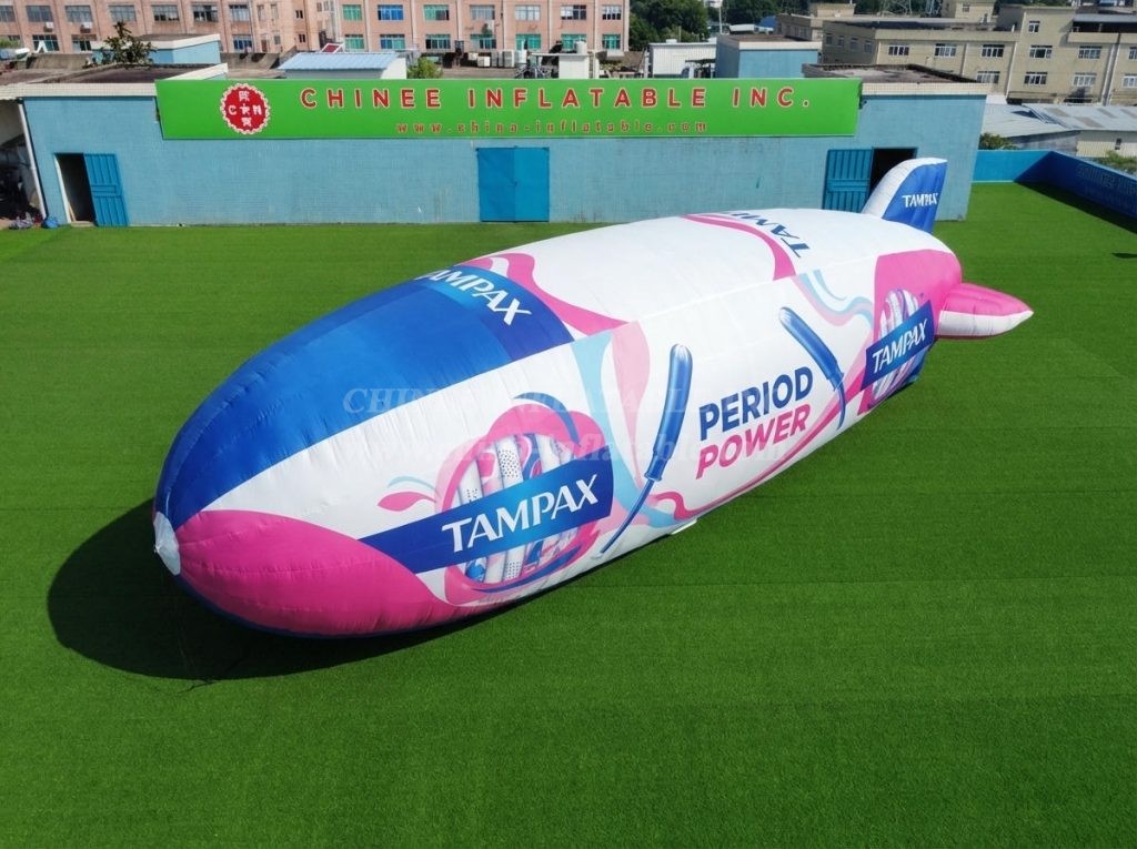 B3-291 Tampax Giant Advertising Inflatable Airship
