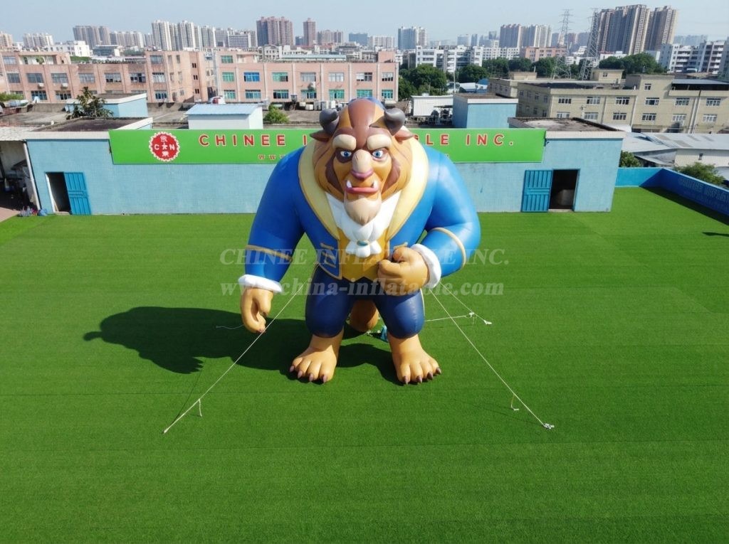 Cartoon3-746 Beauty and the Beast Theme Inflatable Cartoon