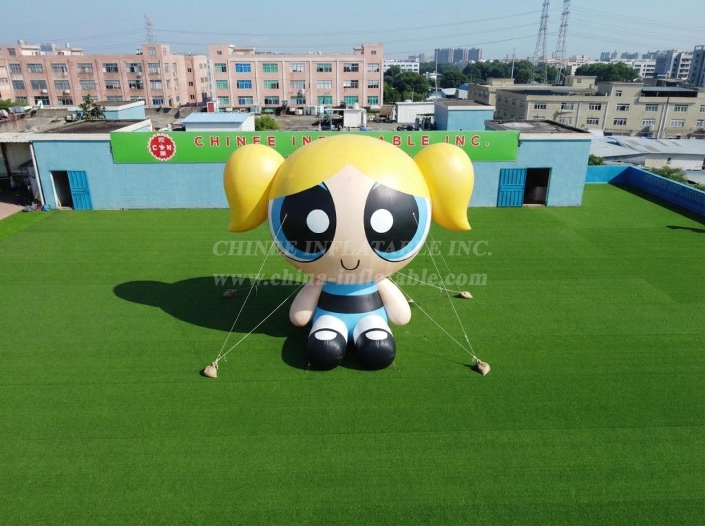Cartoon3-880 The Powerpuff Girls Theme Inflatable Cartoon