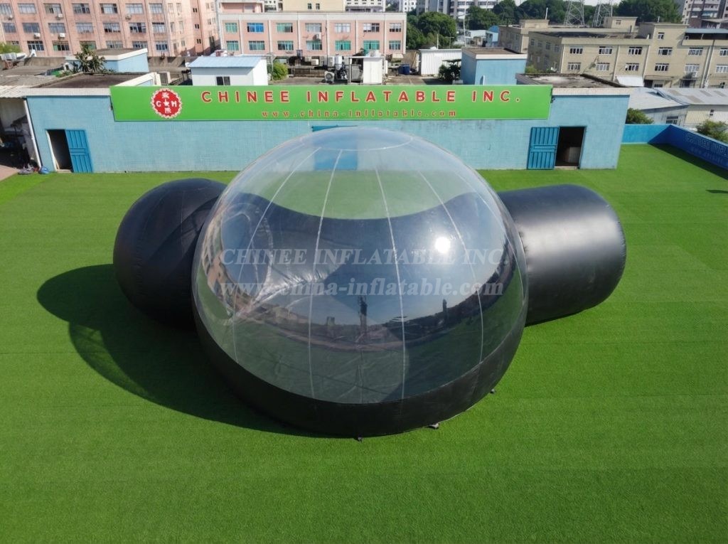 Tent1-5045A Black Inflatable Bubble Tent