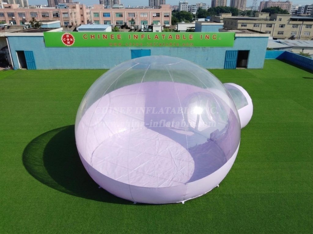 Tent1-5046F Lavender Inflatable Bubble Tent
