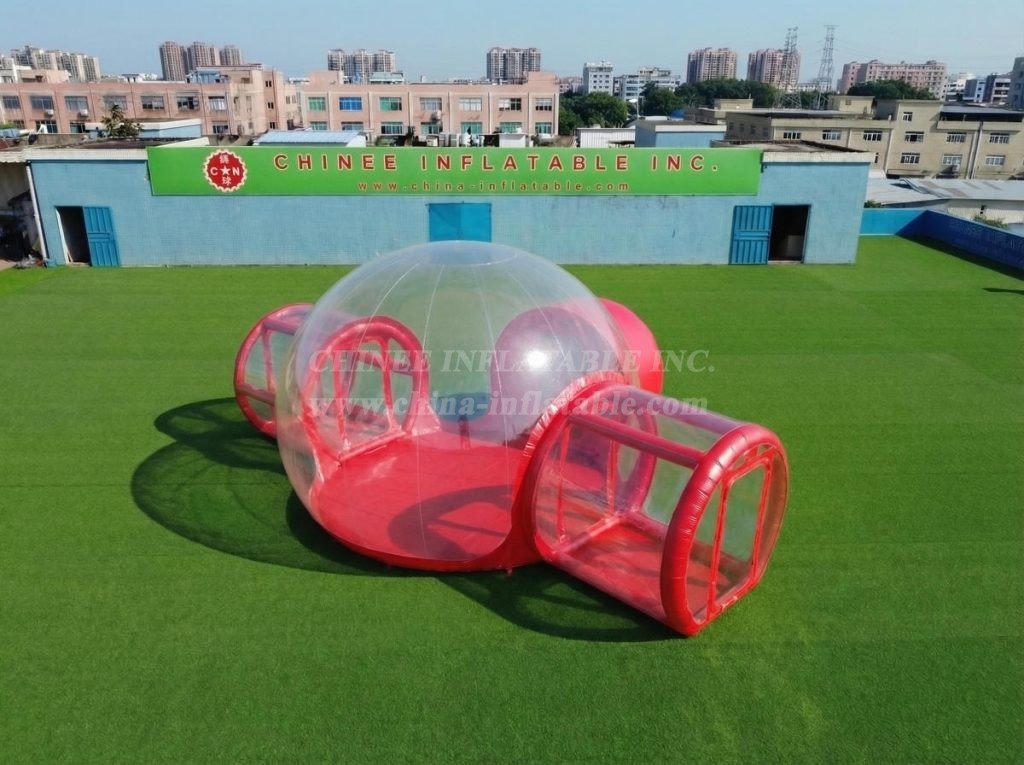 Tent1-5048M Red Inflatable Bubble Tent