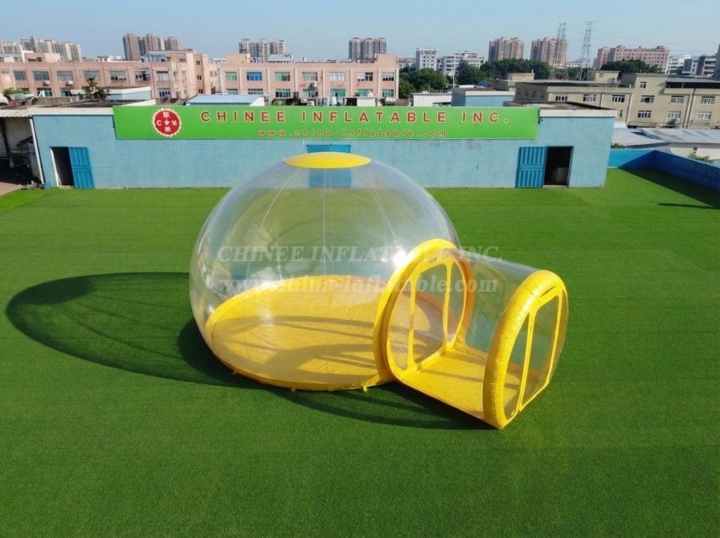 Tent1-5044O Yellow Inflatable Bubble Tent