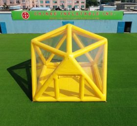 Tent1-5040P Yellow Inflatable Structured Bubble Tent