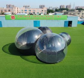Tent1-5042A Black Inflatable Bubble Tent