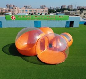 Tent1-5042I Orange Inflatable Bubble Tent