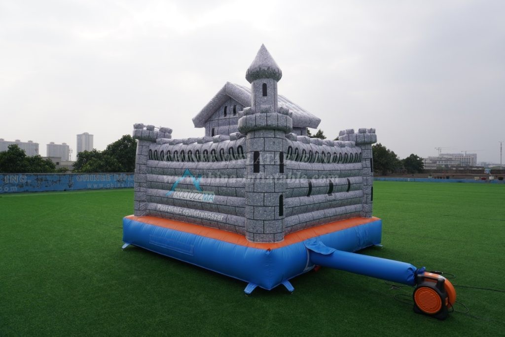 T2-8121 Gray Inflatable Castle