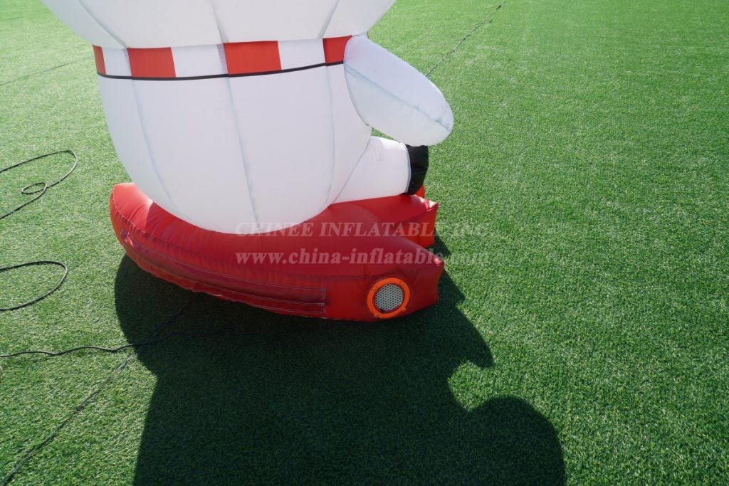 Cartoon2-501 Inflatable Christmas Polar Bear