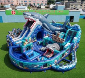 GF2-607D Shark-Themed Inflatable Park