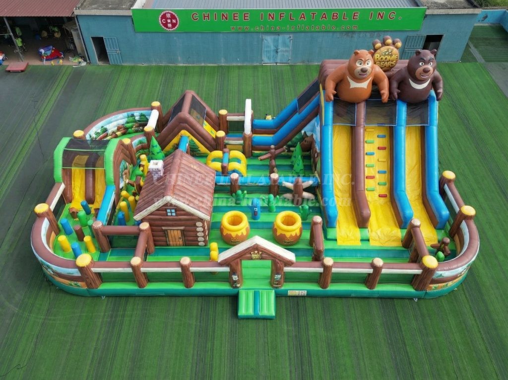 GF3-592 Boonie Bears Theme Inflatable Park