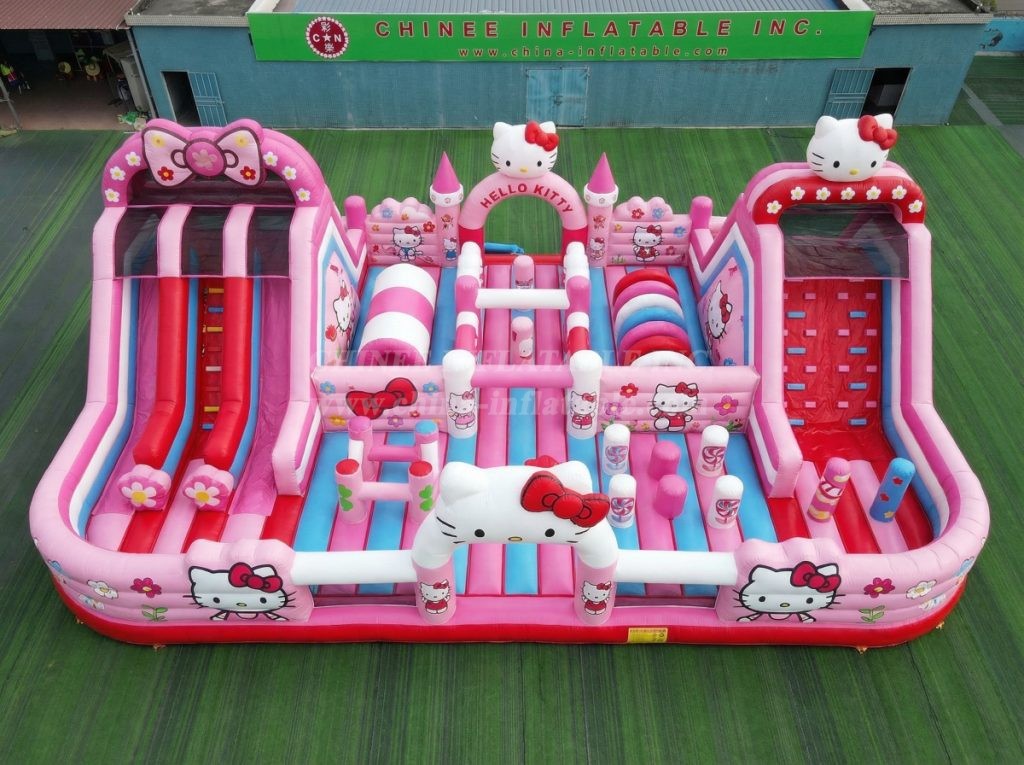 GF3-606 Hello Kitty Theme Inflatable Park