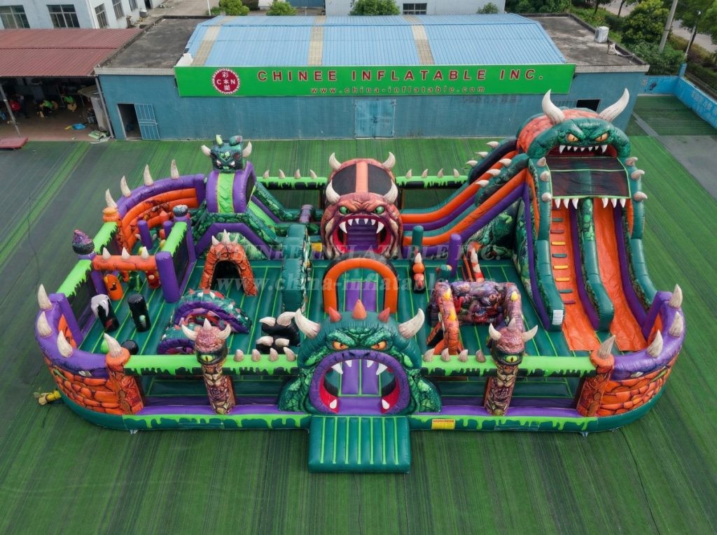 GF3-614 Monster Theme Inflatable Park
