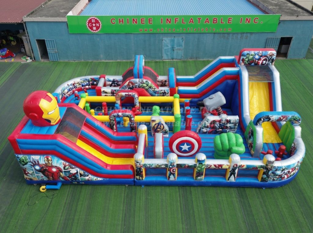 GF3-624 The Avengers Theme Inflatable Park
