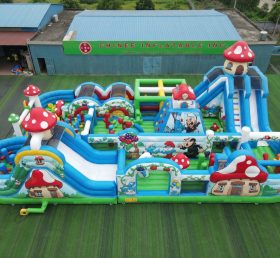 GF3-629 The Smurfs Theme Inflatable Park