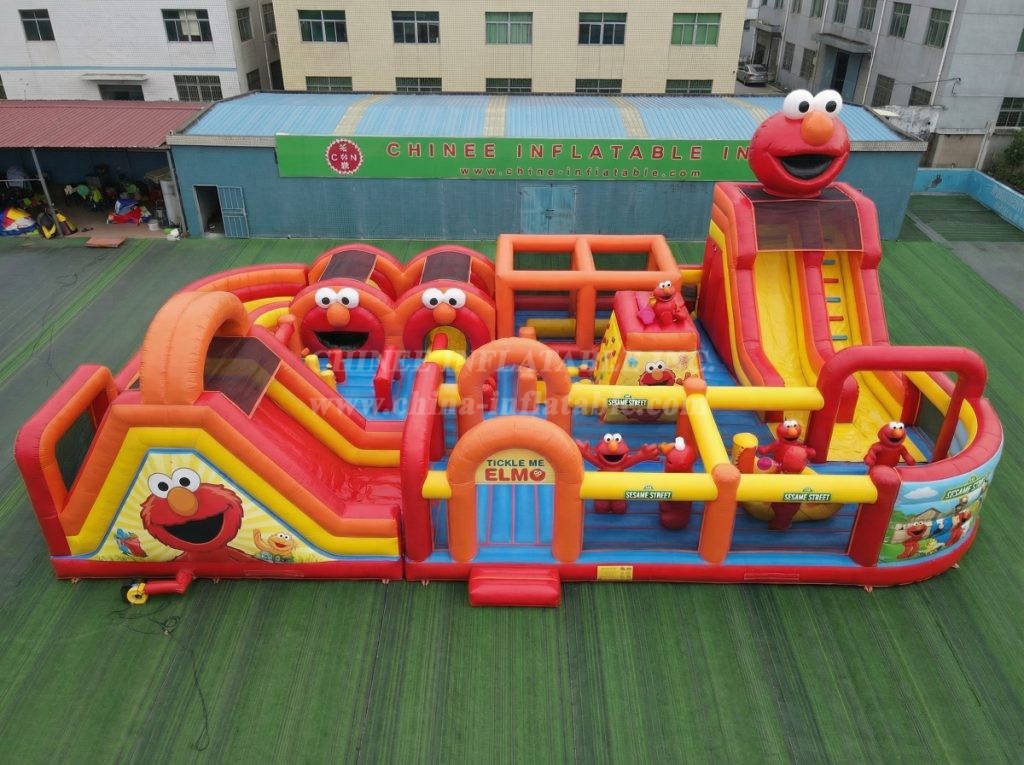 GF3-632 Tickle Me Elmo Theme Inflatable Park