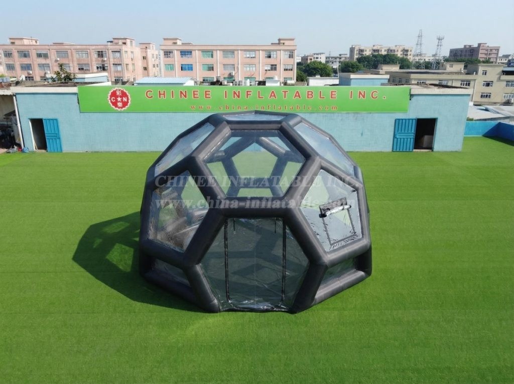 Tent1-5010C Black Inflatable Bubble House