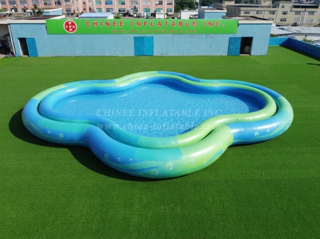 Pool4-024 Irregular Shaped Inflatable Pool