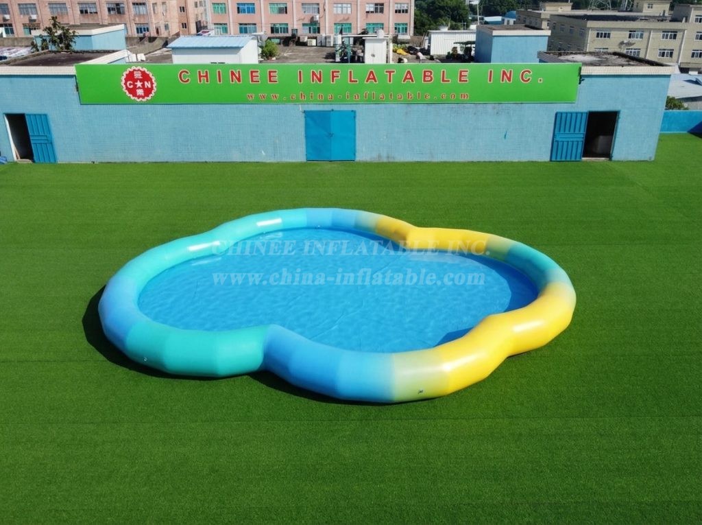 Pool4-031 Irregular Shaped Inflatable Pool