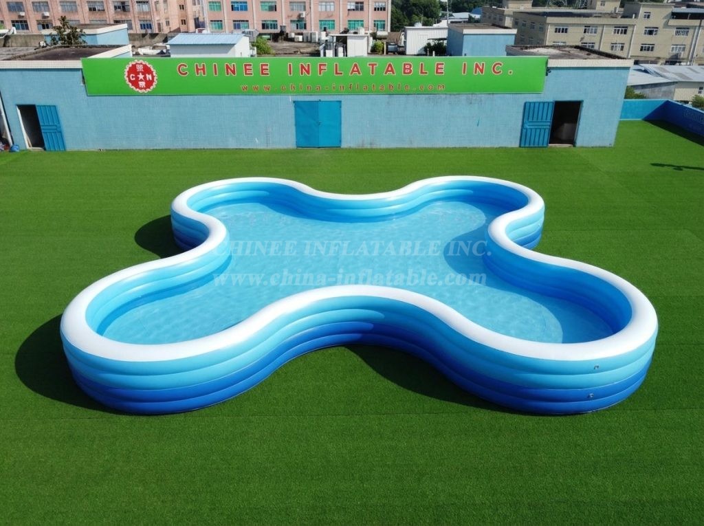 Pool4-043 Irregular Shaped Inflatable Pool